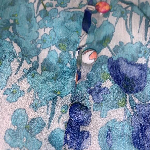 Zara Springtime Patchwork Floral Belted Dress - Picture 15 of 16